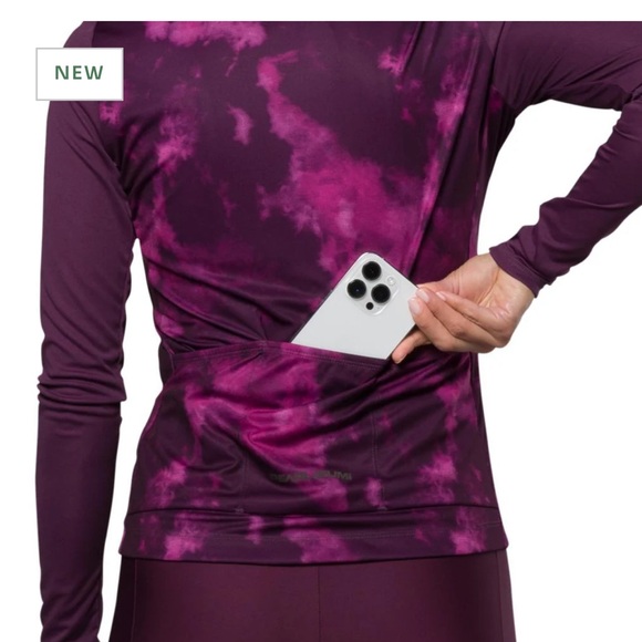 Pearl Izumi Women's Attack Long Sleeve Jersey Dark Violet Spectral Medium - Picture 3 of 5
